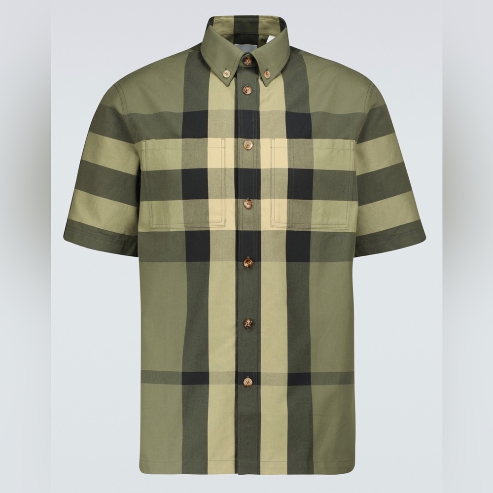 Burberry signature checked print shirt